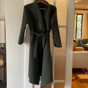 Boohoo Olive Green Coat